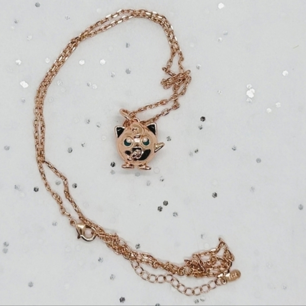 Rose Gold Edition Pokemon Jigglypuff "Singing Star" 3D Pendant - Picture 5 of 7